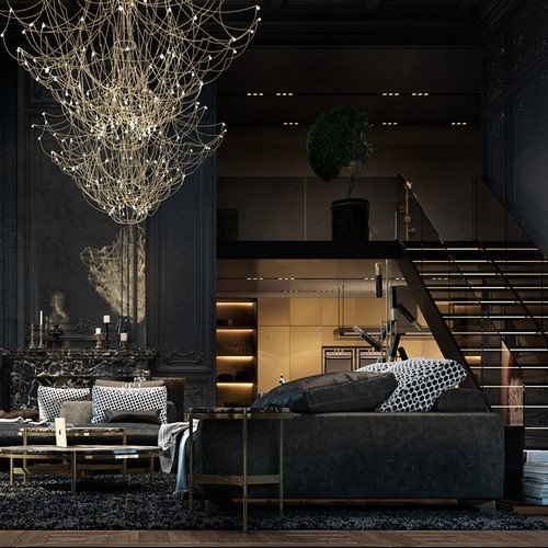 You are currently viewing Inspirasi Renovasi dengan Desain Interior Berwarna Hitam Elegan